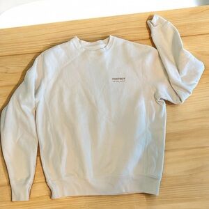 Foxtrot Market Cream Crewneck Sweatshirt Long Sleeve, Heavy weight,  RARE | Sz S